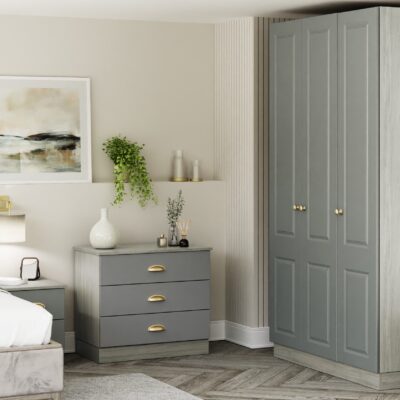 Classic Square Panel Sage Green Bedroom