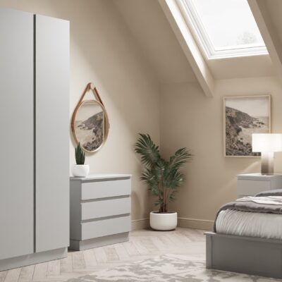 J-Pull Handleless Light Grey Bedroom