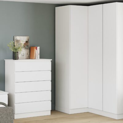 J-Pull Handleless White Bedroom