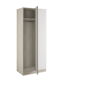 Classic Square Panel Sage Green Blind Corner Wardrobe