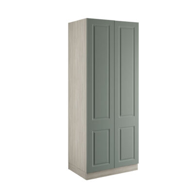 Classic Square Panel Sage Green Double Wardrobe