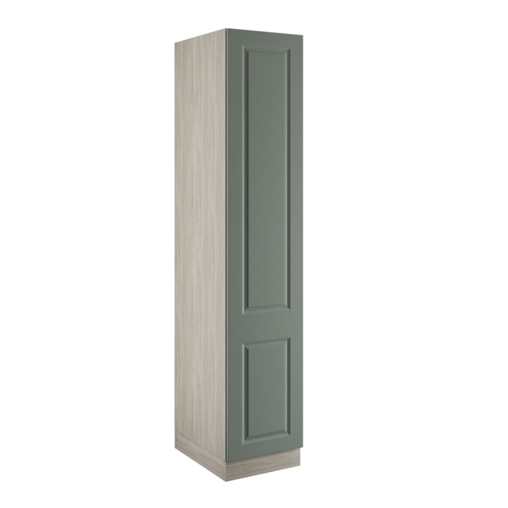 Classic Square Panel Sage Green Single Wardrobe