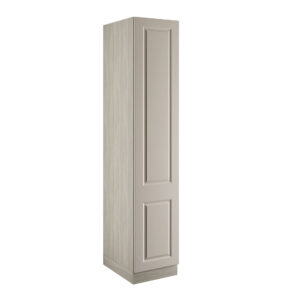 Classic Square Panel Taupe Grey Single Wardrobe