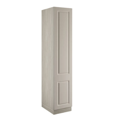 Classic Square Panel Taupe Grey Single Wardrobe