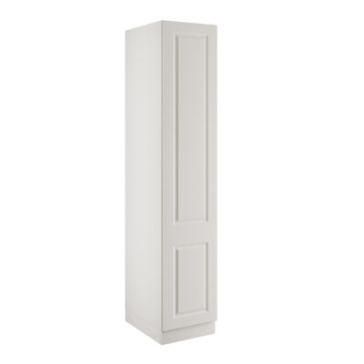 Classic Square Panel White Single Wardrobe