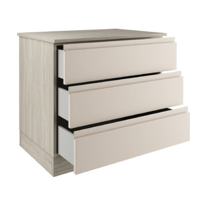 J Pull Cashmere 3 Drawer Double Chest Interior