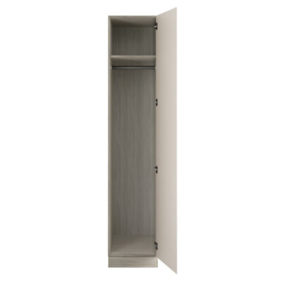 J-Pull Handleless Cashmere Single Wardrobe with Single Rail