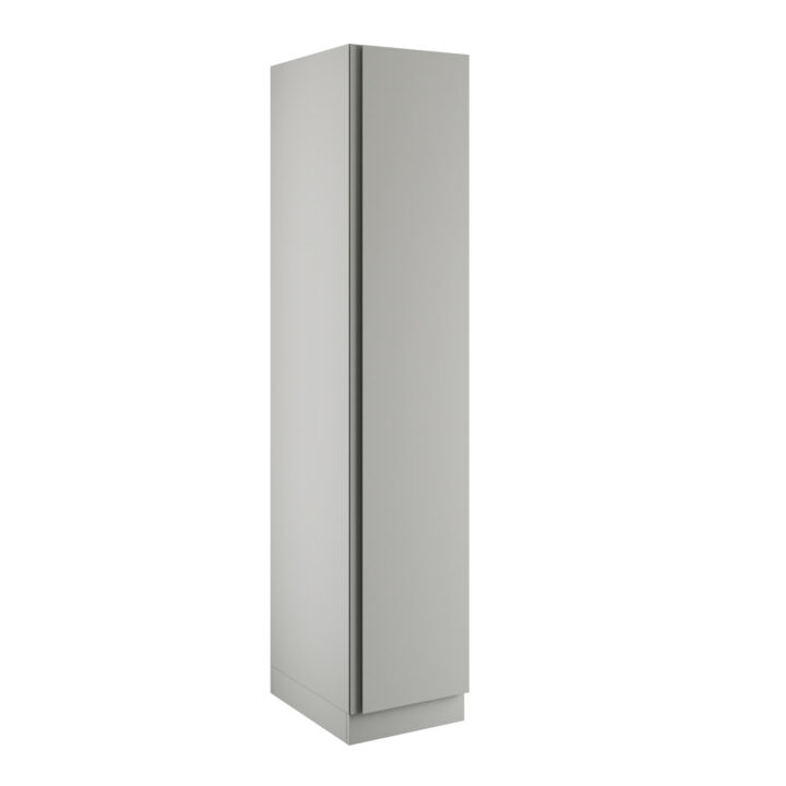 J-Pull Handleless Light Grey Single Wardrobe