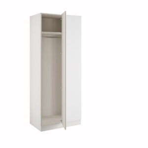 J-Pull Handleless White Blind Corner Wardrobe Interior