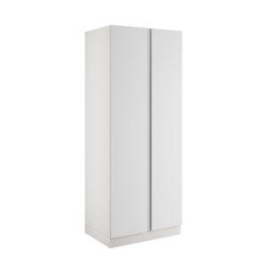 J-Pull Handleless White Double Wardrobe