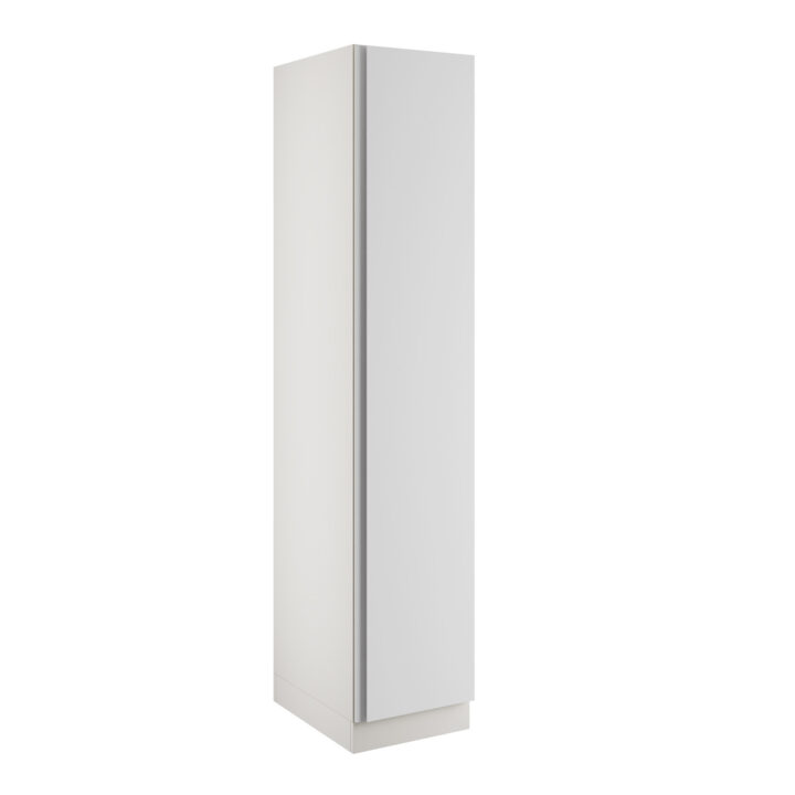 J-Pull Handleless White Single Wardrobe