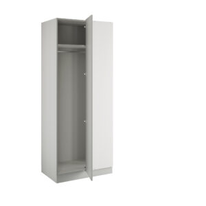 Shaker Light Grey Blind Corner Wardrobe