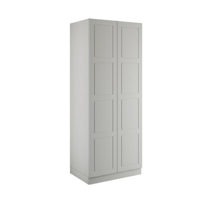 Shaker Light Grey Double Wardrobe