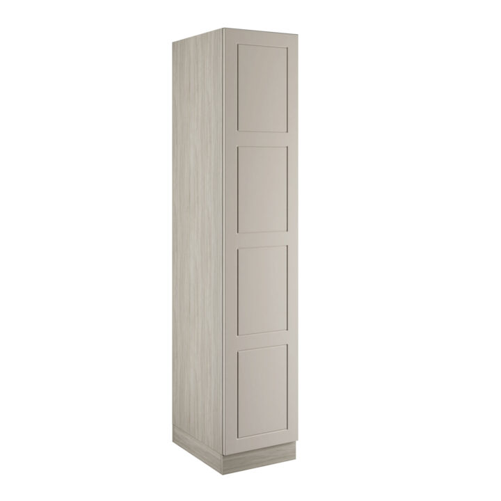 Shaker Taupe Grey Single Wardrobe