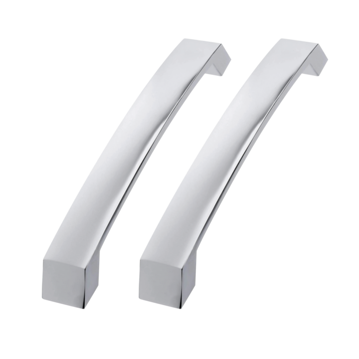 Tavistock Bow Handle Polished Chrome Pair